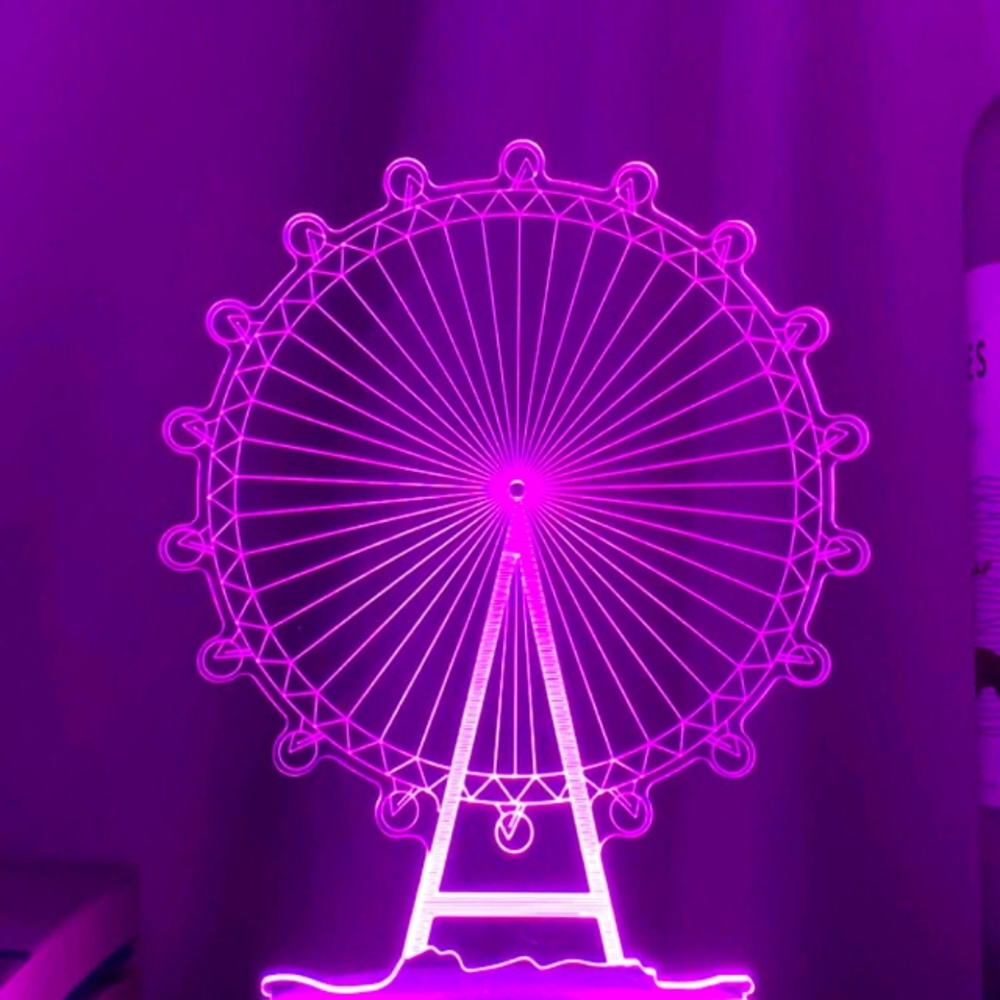 Colorful Touch Remote Control LED Visual Light